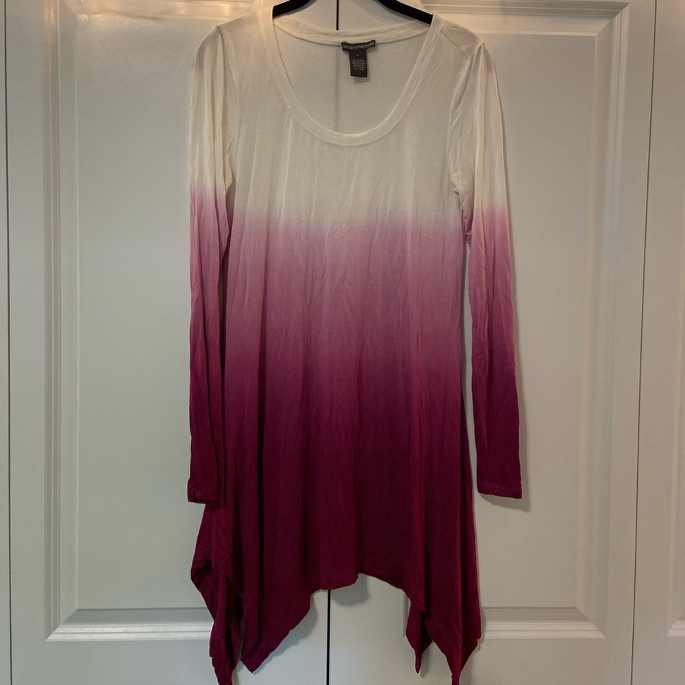 Chelsea and Theadore Purple Ombré Top